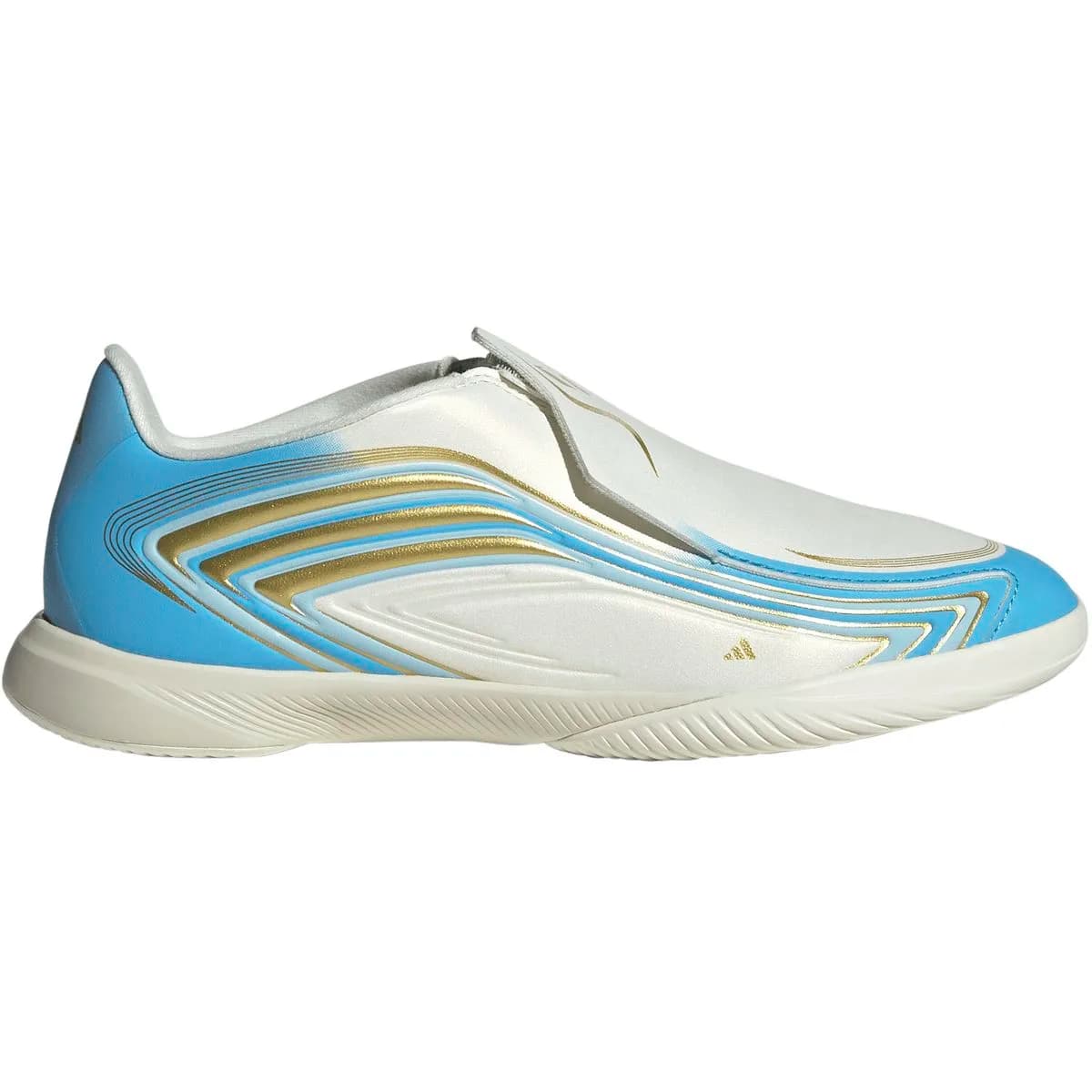 adidas f50 messi league laceless kinder hallenschuhe braun