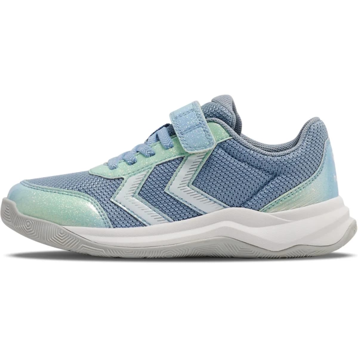 hummel multiplay flex vc 2 0 kinder hallenschuhe hellblau