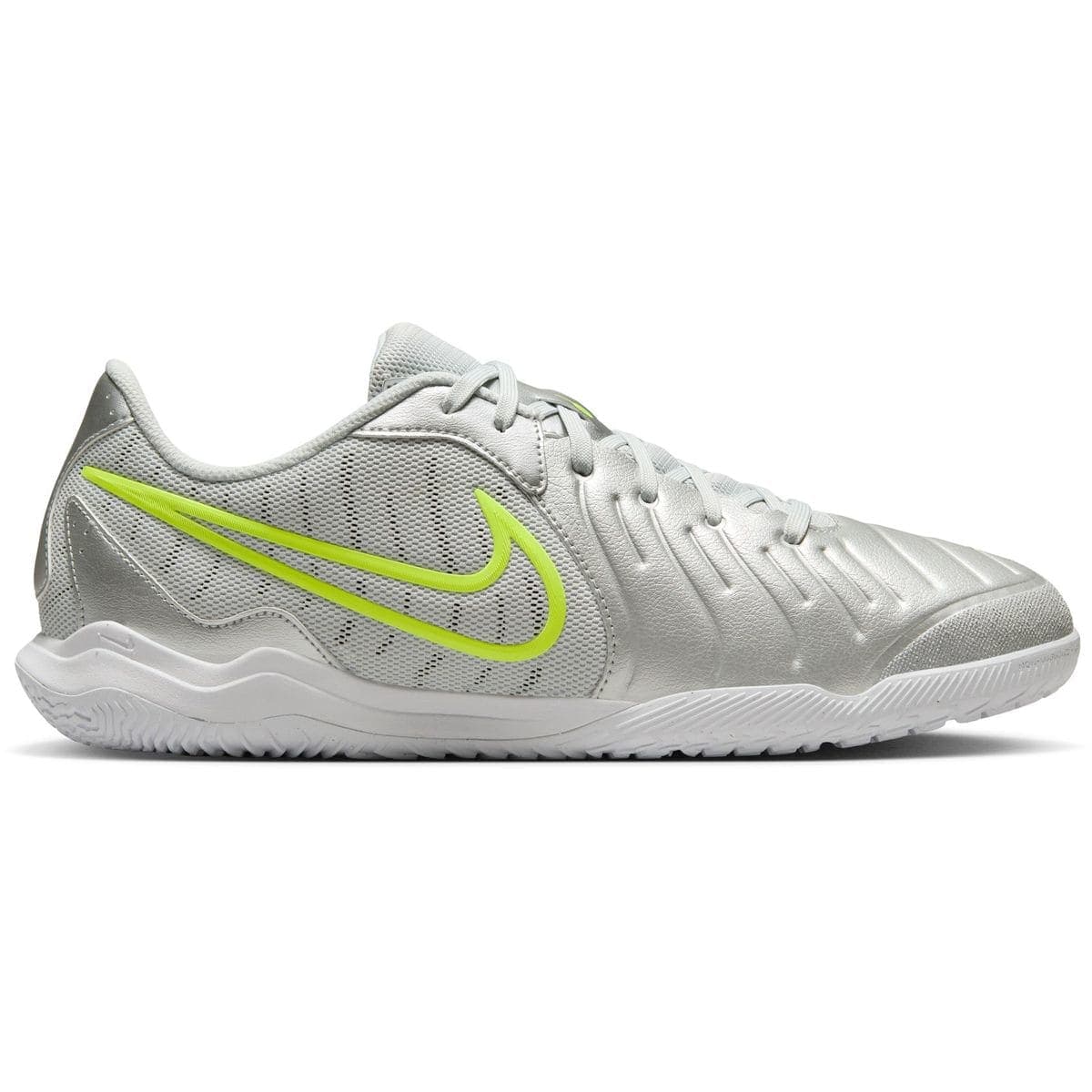 nike tiempo legend 10 herren hallenschuhe silber