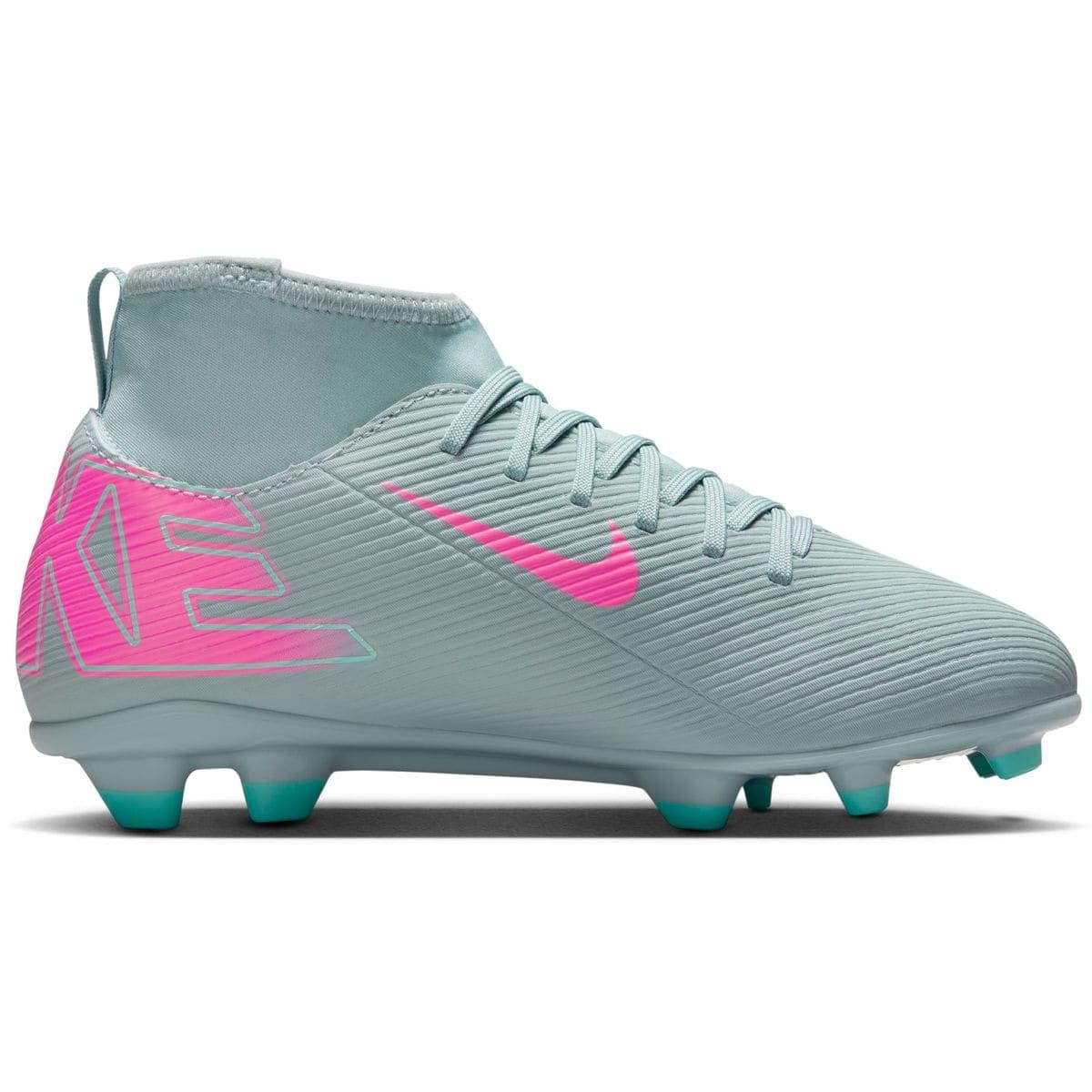 nike mercurial superfly 10 mg high- kinder nockenschuhe turkis