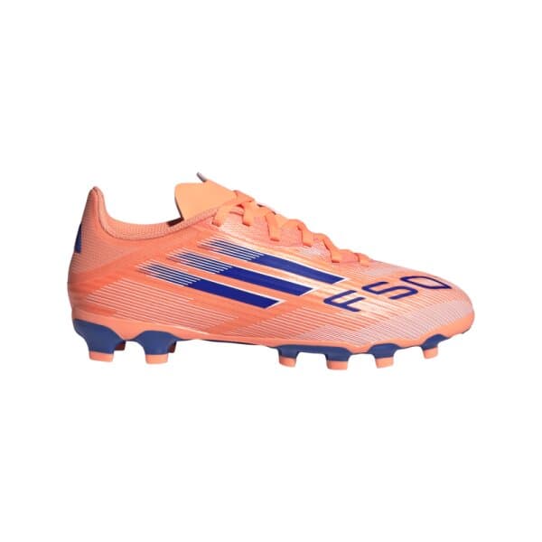 adidas f50 league mg coral blaze - orange blue white - 36 2