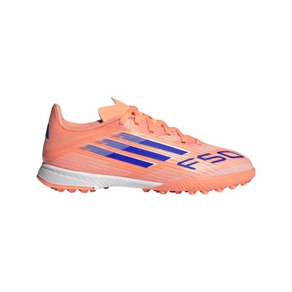 adidas f50 league tf coral blaze - orange blue white - 35 5