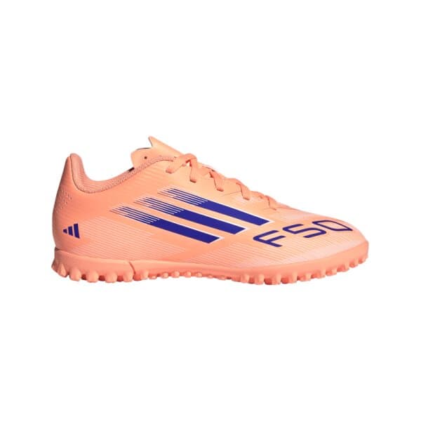 adidas f50 club tf coral blaze - orange blue white - 38