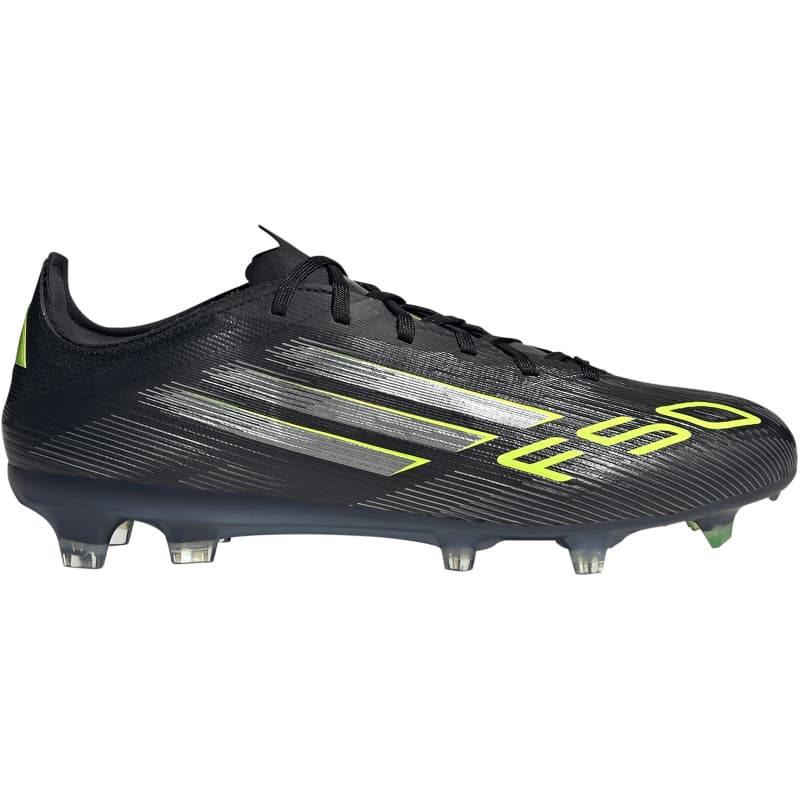 adidas f50 pro fg jh7687 - core black iron met lucid lemon 40