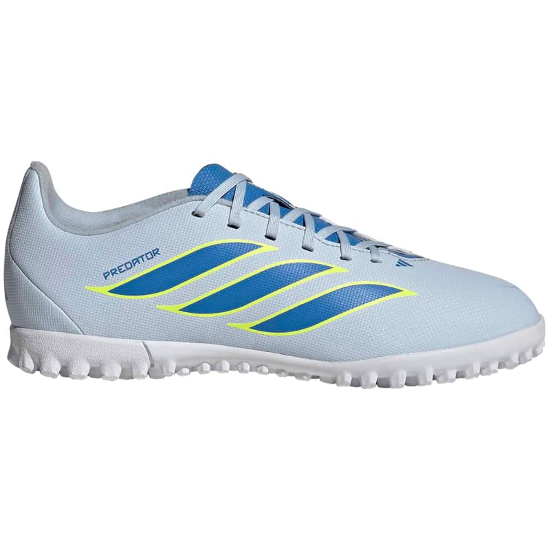adidas predator club tf multinocken-fussballschuhe js0366 - crystal sky ray blue team solar yellow 2 28