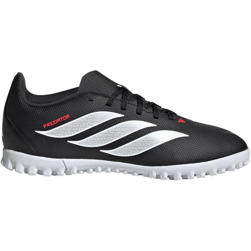 adidas predator club tf multinocken-fussballschuhe js0365 - core black cloud white lucid red 30
