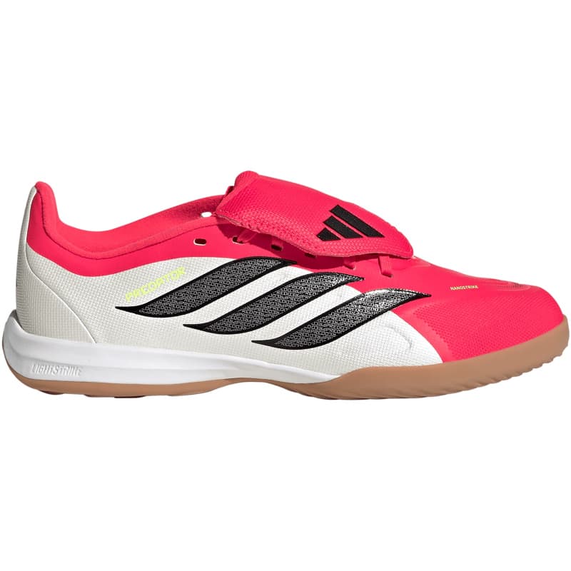 adidas predator league fold-over tongue in jr7923 - lucid red core black cloud white 34