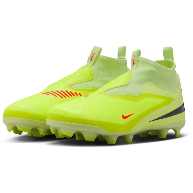 nike jr phantom 6 mg fussballschuhe kinder 800 - hyper crimson black-limelight 32
