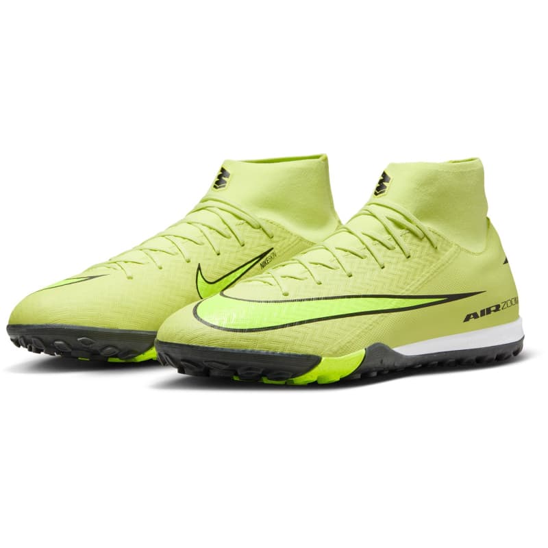 nike mercurial superfly 10 multinocken-fussballschuhe 300 - limelight volt-hyper crimson 39